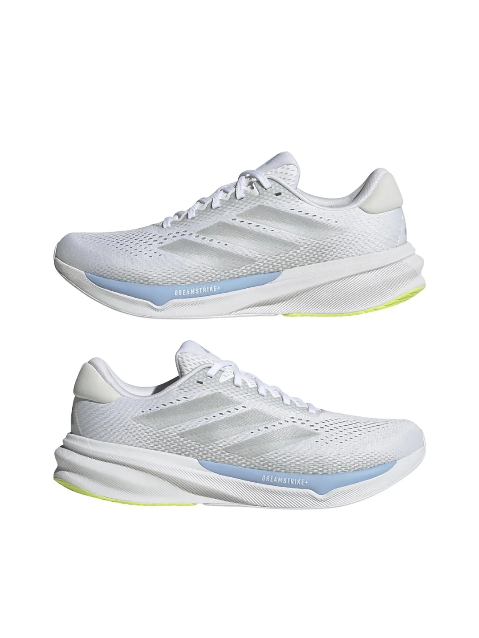 ADIDAS Men Running Shoes Supernova Stride 2 IH8654 Cloud White / Matte Silver / Glow Blue