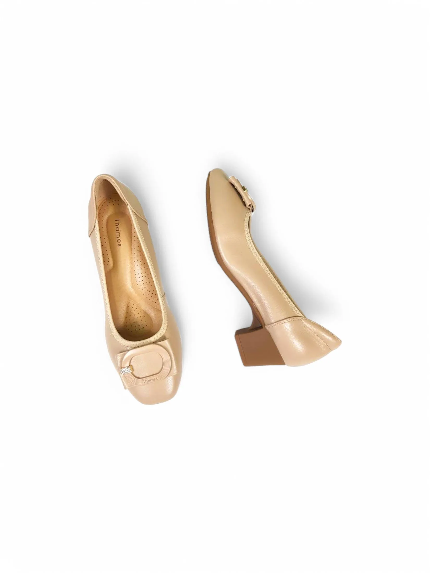 THAMES Women's 1.6 inch mid-heel shoes beige