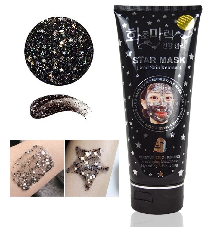 Восстанавливающая блестящая детокс - маска для лица Ystar 220 гр