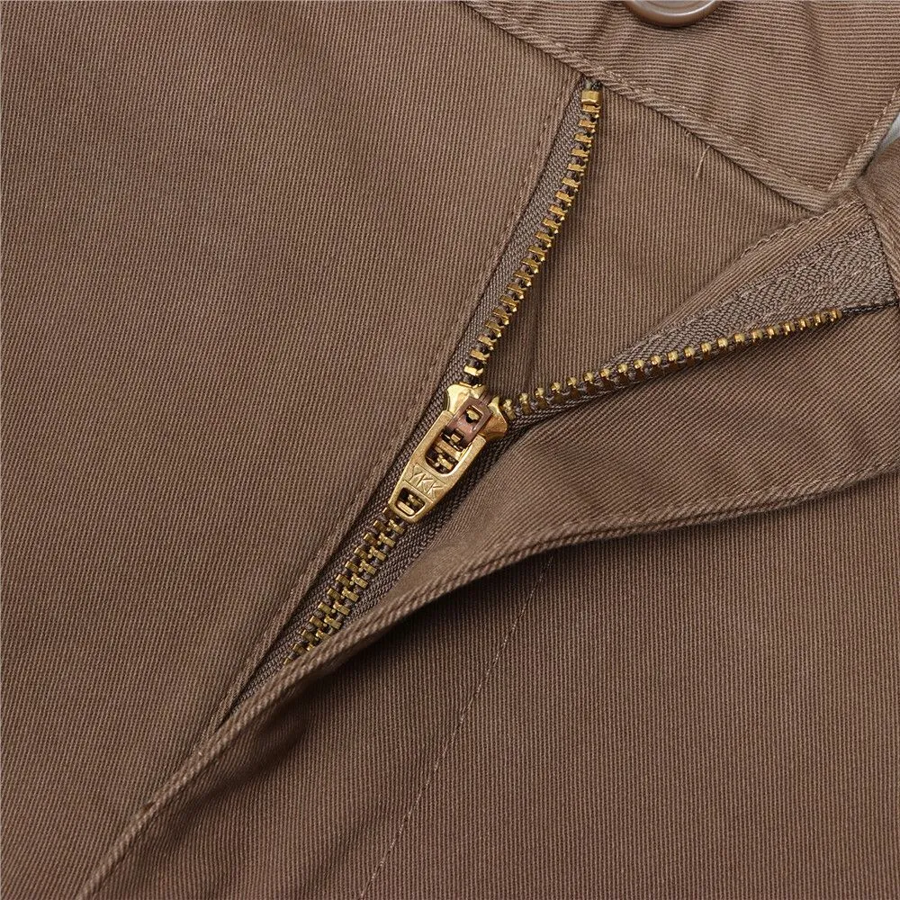 GIORDANO Brown Men's Low rise Slim Taper Super Stretch Pants