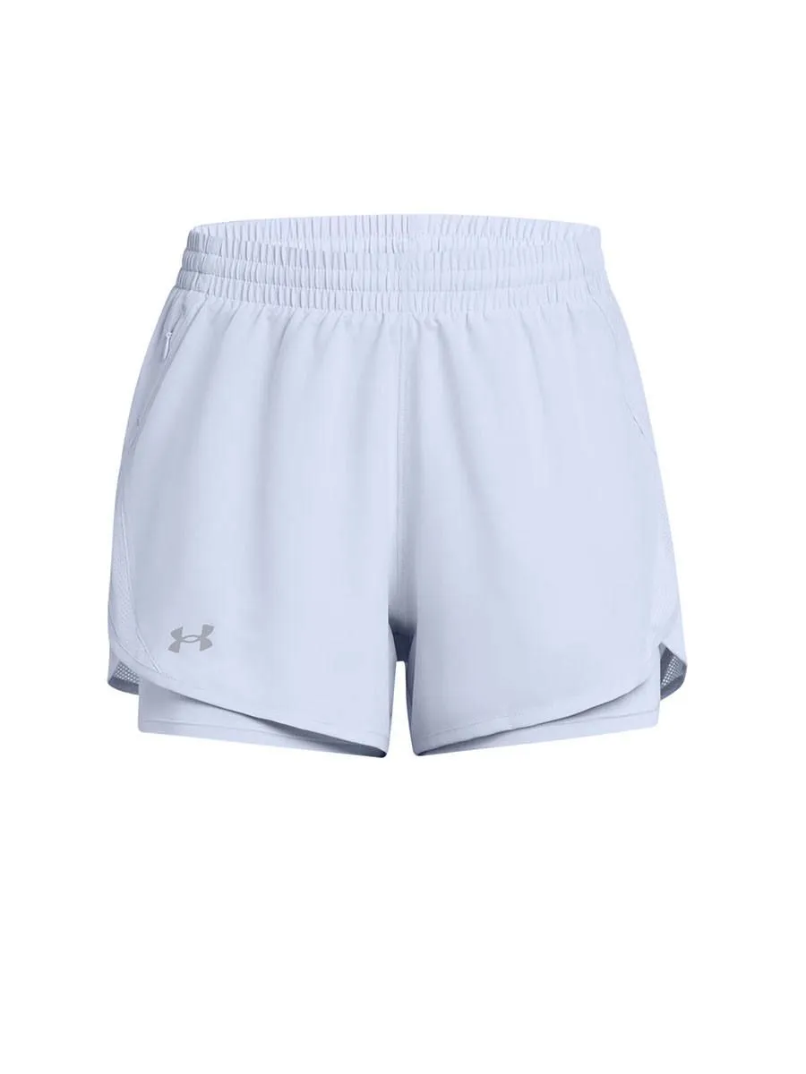 UNDER ARMOUR Women Running Shorts Fly-By 2-in-1 Blue - UN127AP652EATH