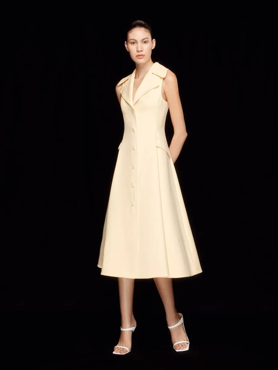 ASAVA (SS24) Danica Women Sleeveless Dress Beige