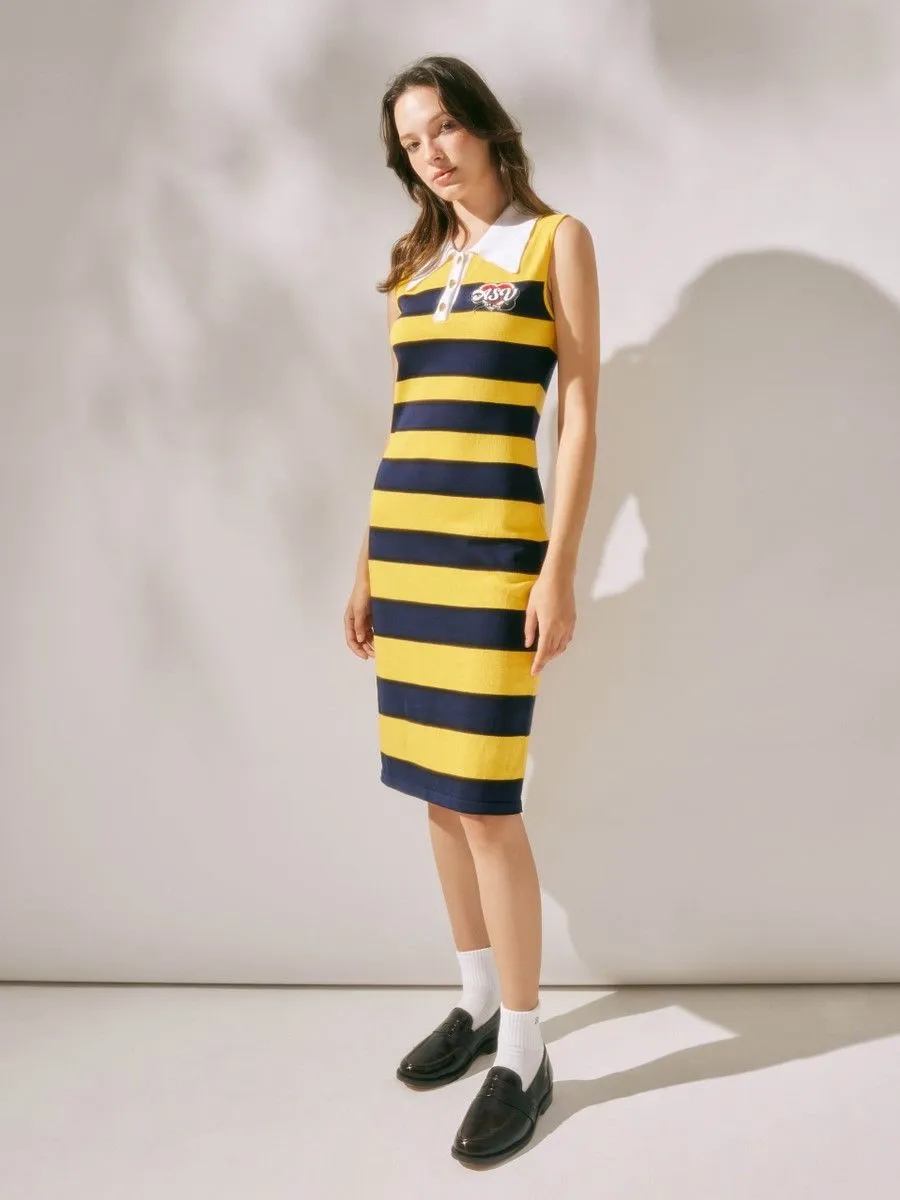 ASV (RS24) Honey Bee Women Polo Dress Yellow