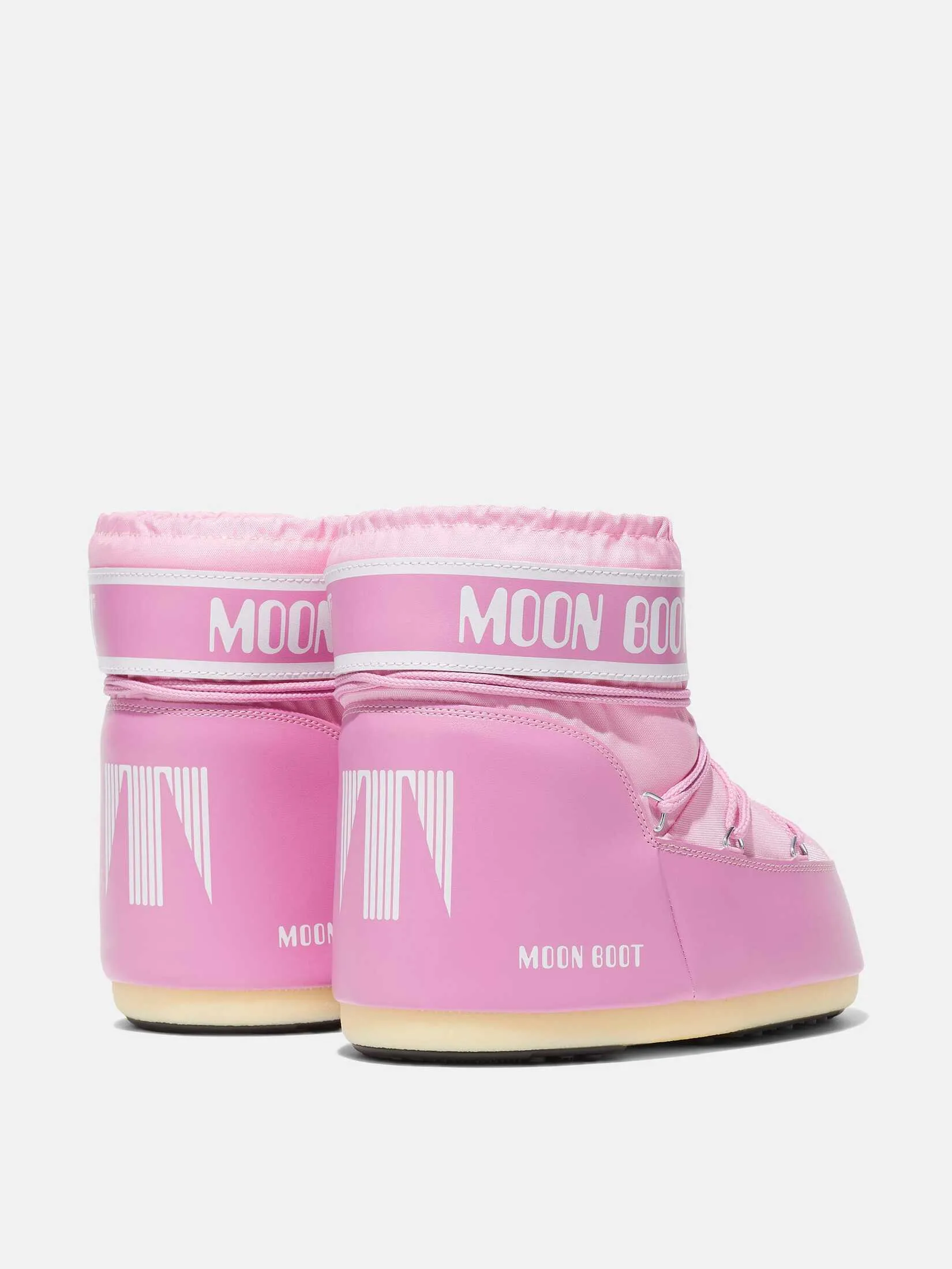 MOON BOOT Unisex Boots Icon Low Nylon Pink