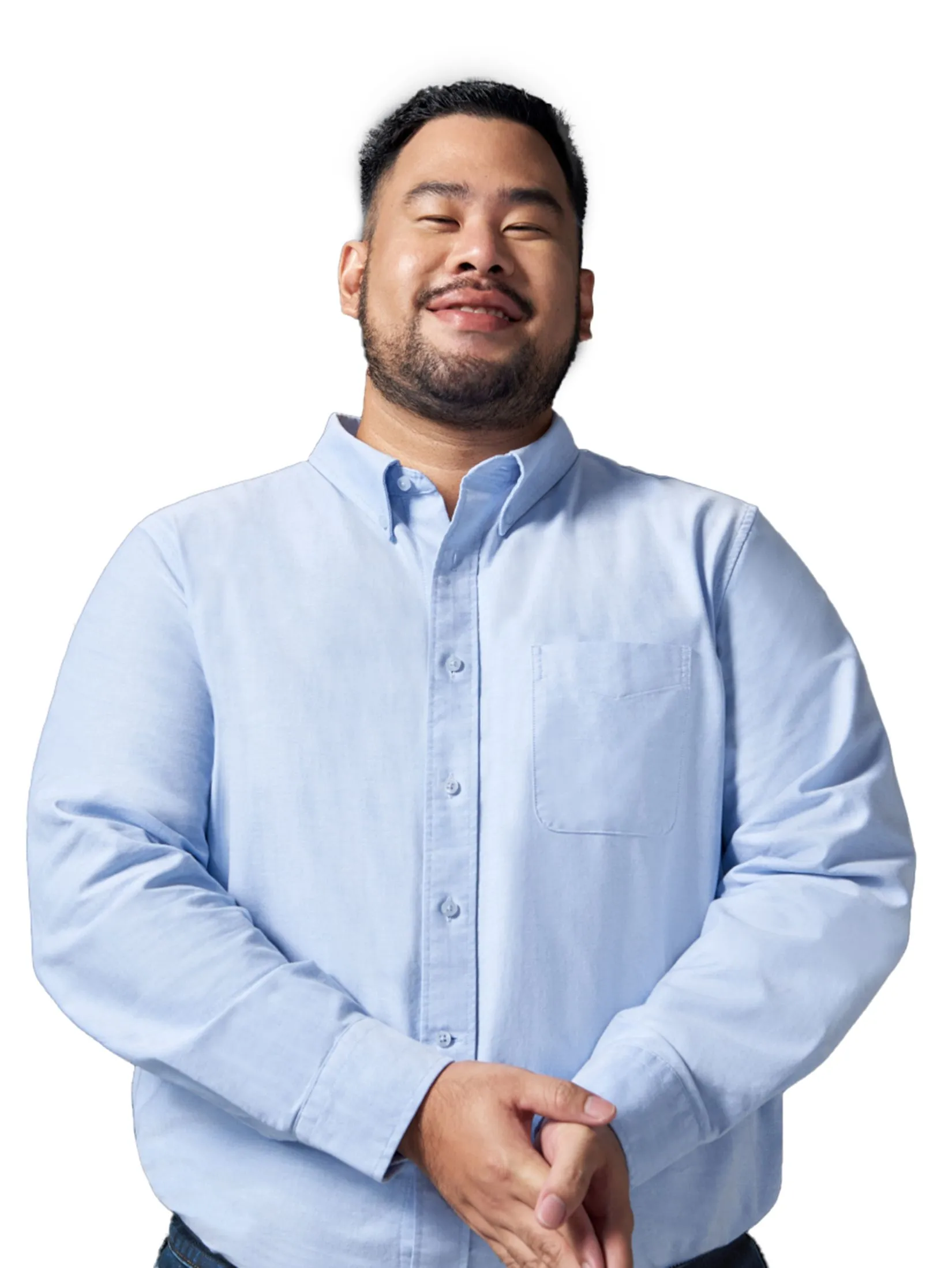 GQ Men Oxford Shirt Bear Size