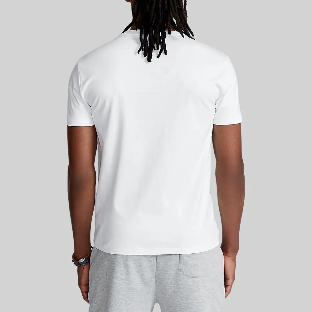 POLO RALPH LAUREN Polo Ralph Lauren TEE-Custom Slim Fit Soft Cotton T-Shirt MNPOTSH1N820100 100 WHITE