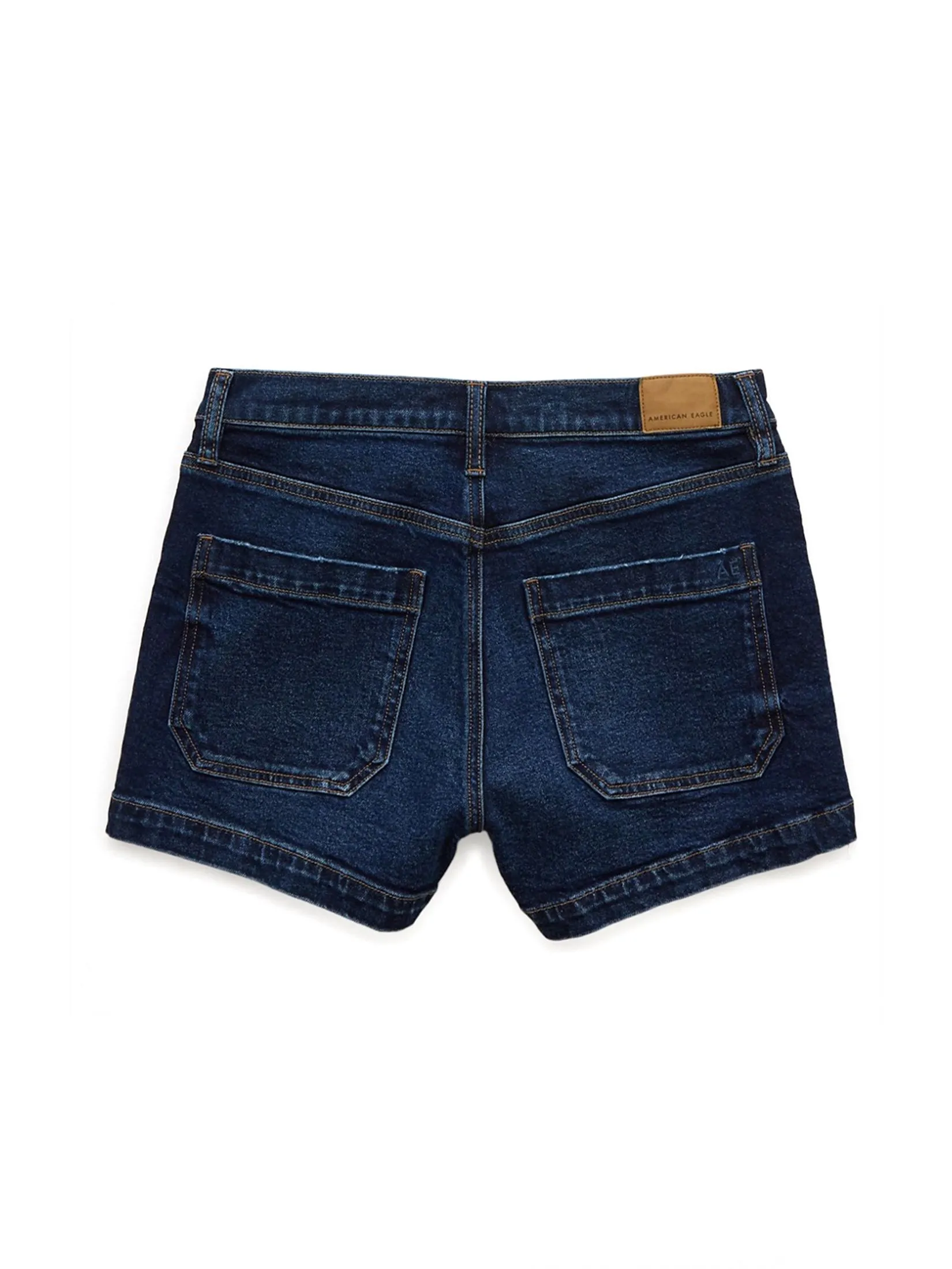 AMERICAN EAGLE WOMEN RELAXED SHORT 913 DRK INDG WASH