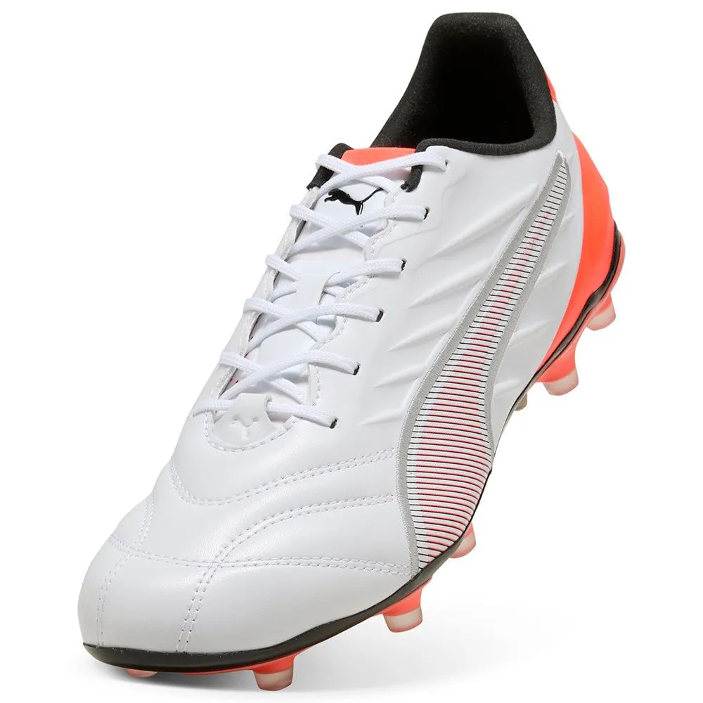 PUMA King Pro FG/AG Unisex Football Shoes White - PU097SH483ENTH
