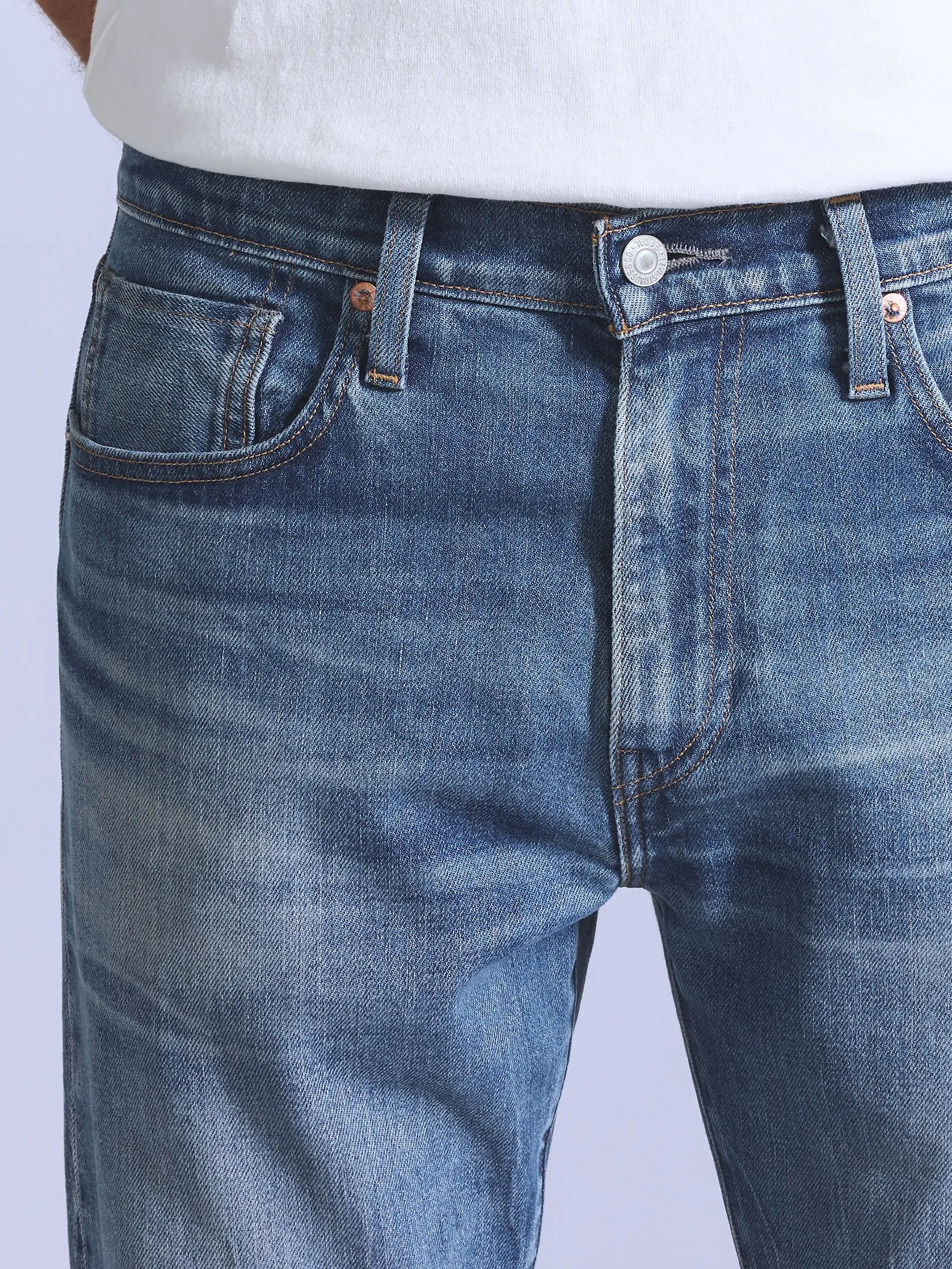 LEVI'S Blue Tab Men’s 502 Taper Jeans Blue