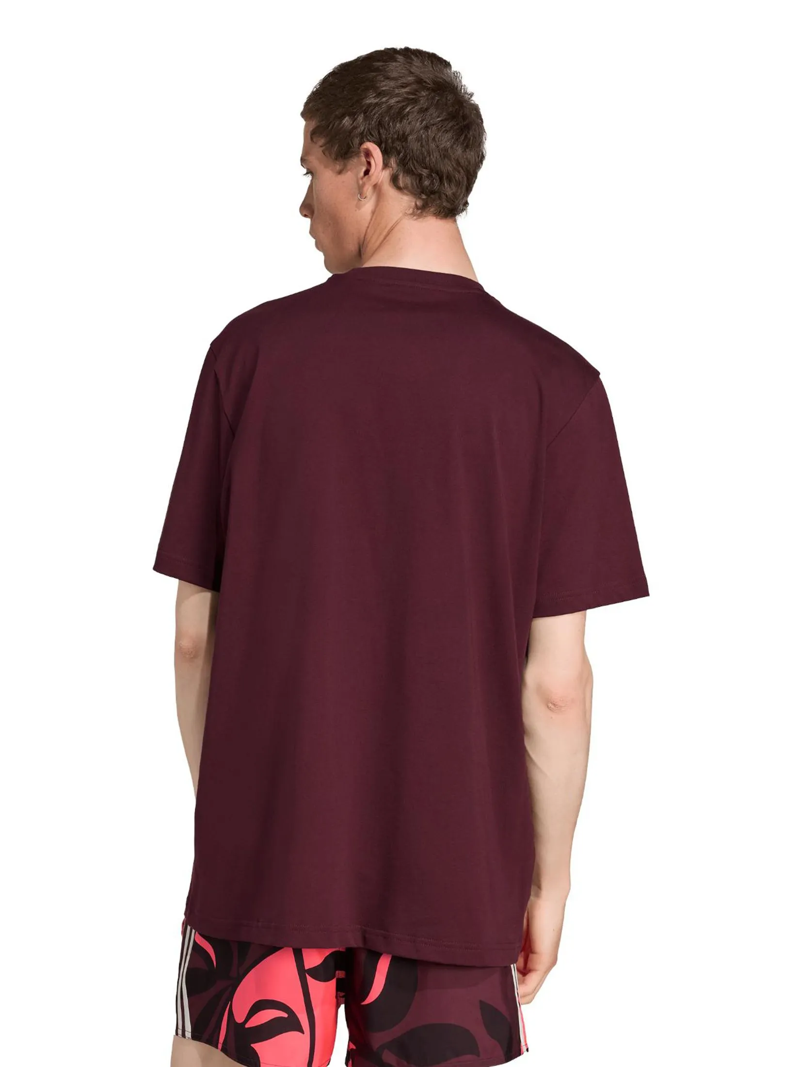 ADIDAS Men T-Shirt Mercedes - AMG Petronas Formula One Team Summer Red / Aurora Ruby