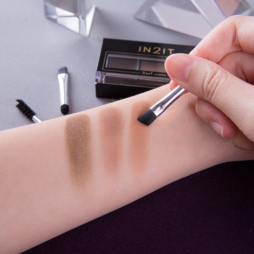 In2It 2 In 1 Eye Brow 2.5G. 01 Brown