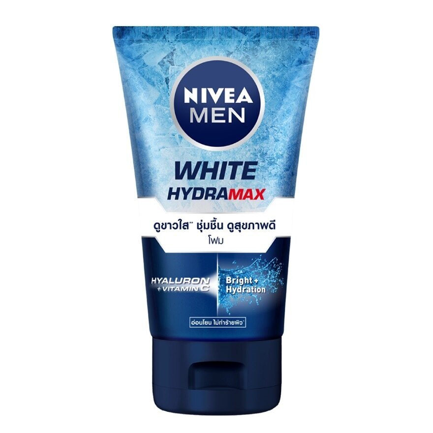 Nivea Men White Hydramax Foam 100 G. ผู้ชาย โฟมล้างหน้า