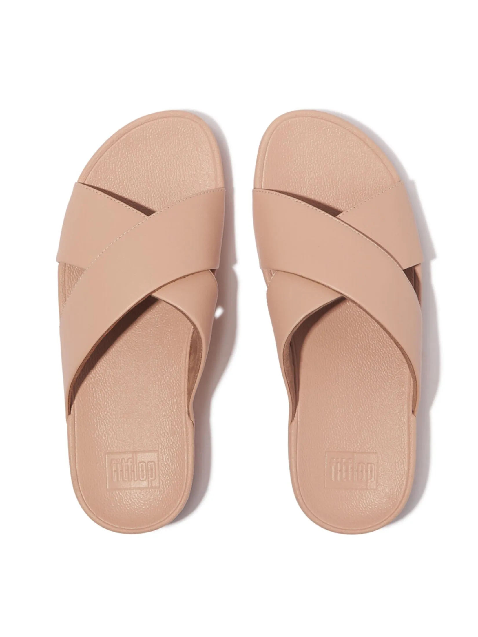 FitFlop™ WOMEN'S LULU CROSS SLIDE BEIGE