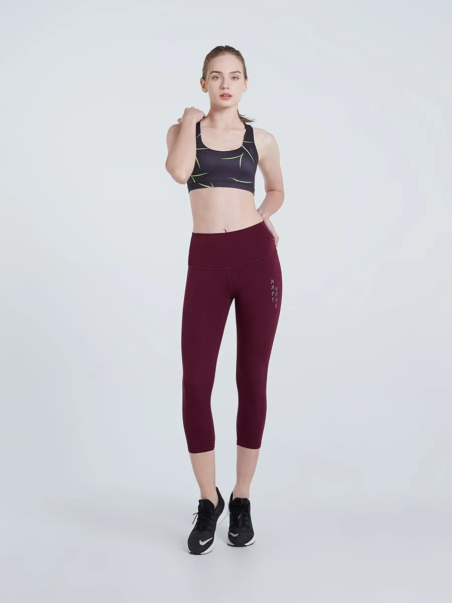 NAPIYONG Samurai Sports Bra in Black