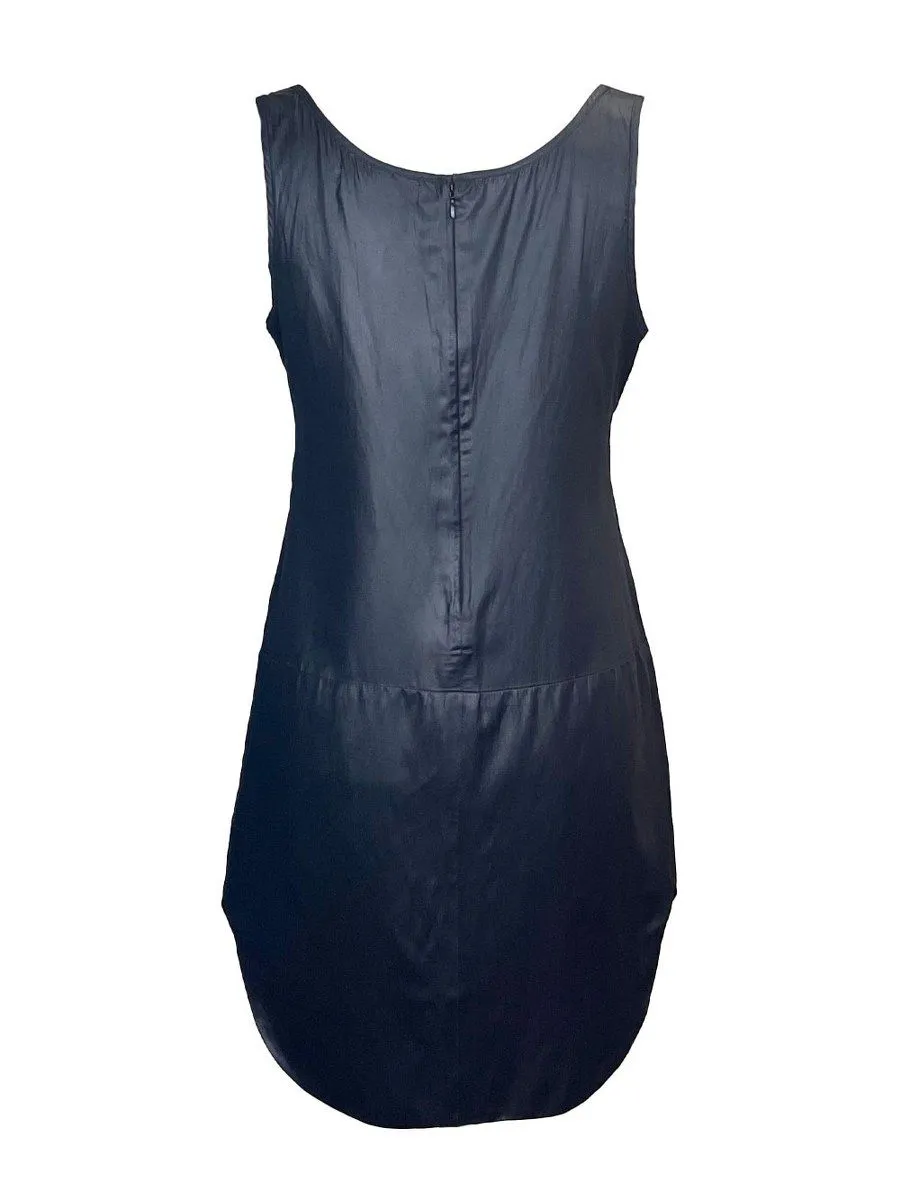 SENADA WOMEN BLACK SLEEVELESS DRESS