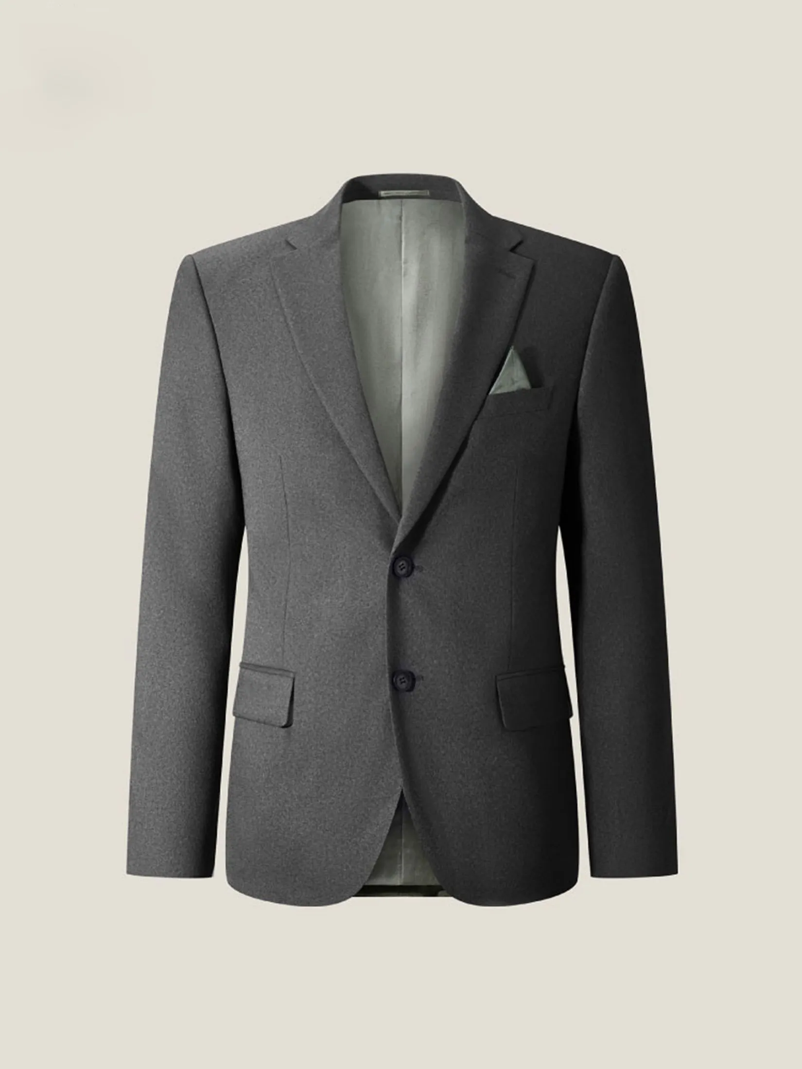 G2000 Men Clothing Teflon Slim Fit Twill Suit Blazer Slim Fit - Dark Grey