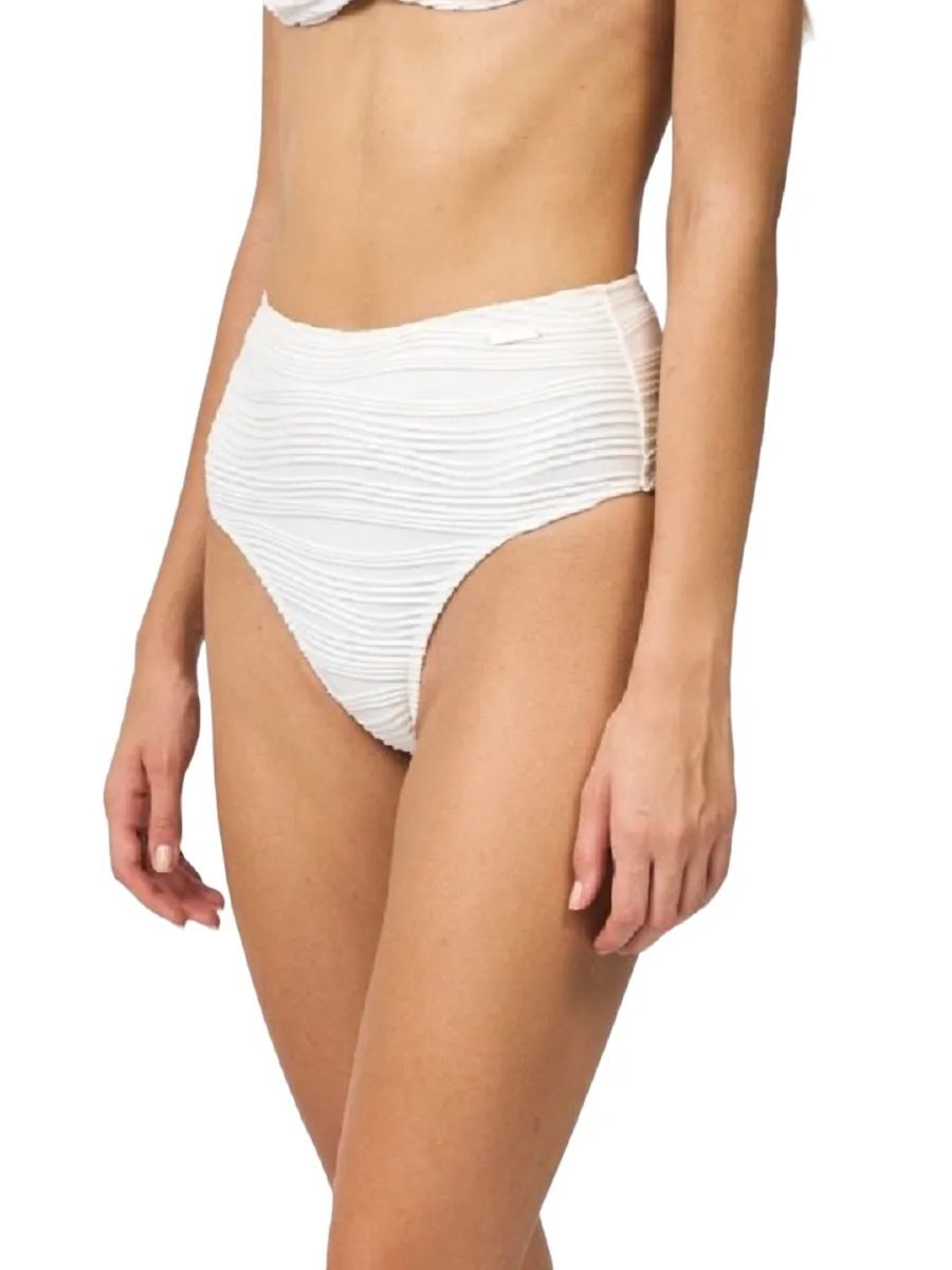 VANESSE WOMEN HIGH WAISTED BIKINI BOTTOM (029071) White
