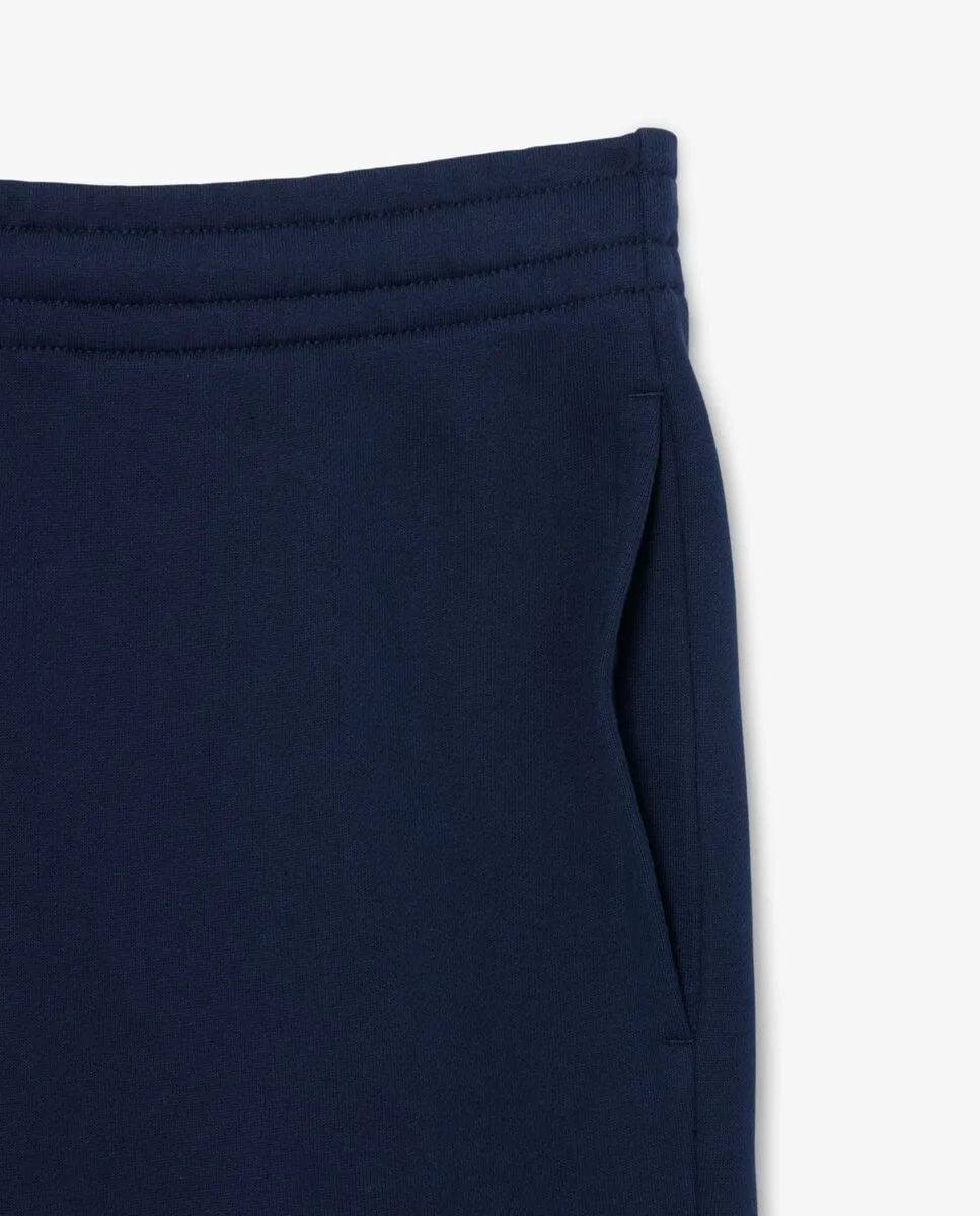 LACOSTE Regular Fit Fleece Shorts Blue