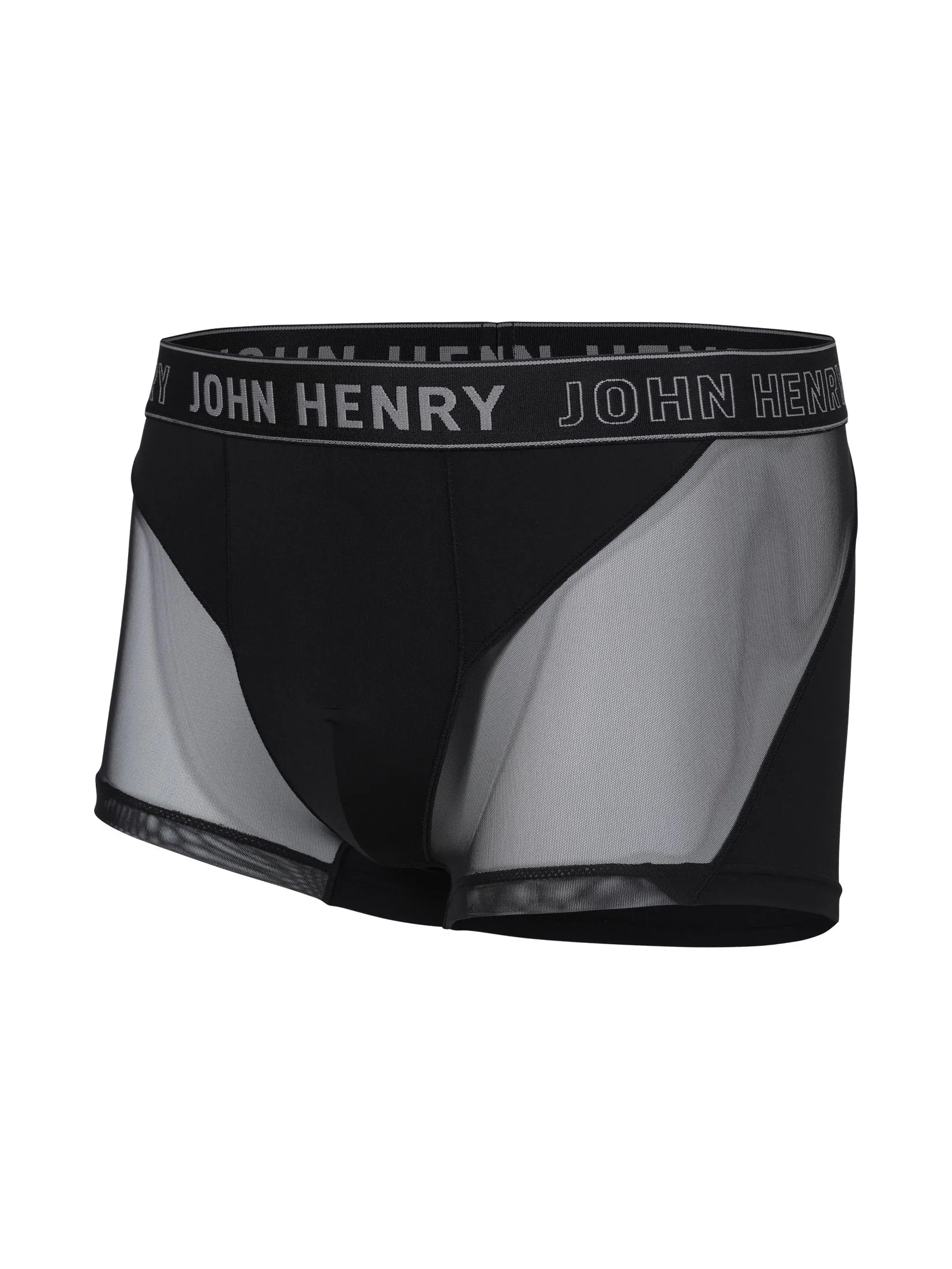 JOHN HENRY INNERWEAR Boxer Brief Men's Fashion - Black