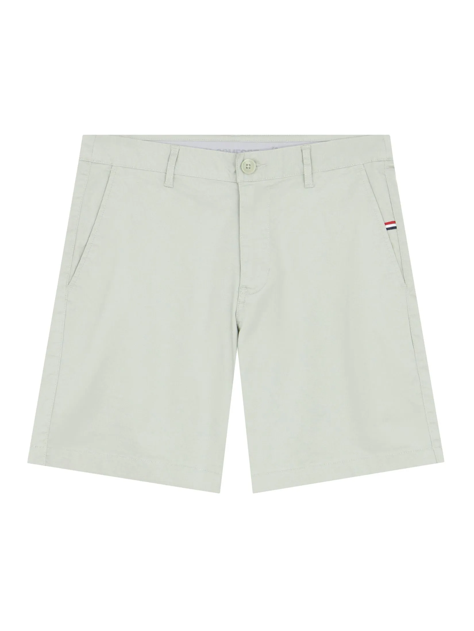 GIORDANO Men's Slim Taper Shorts (180° Elastic Waist) Budding Green