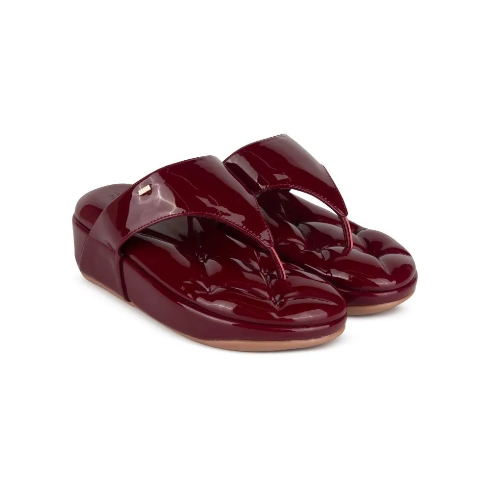 SHU SOFASHOE CLASSY - GLOSSY RED WINE