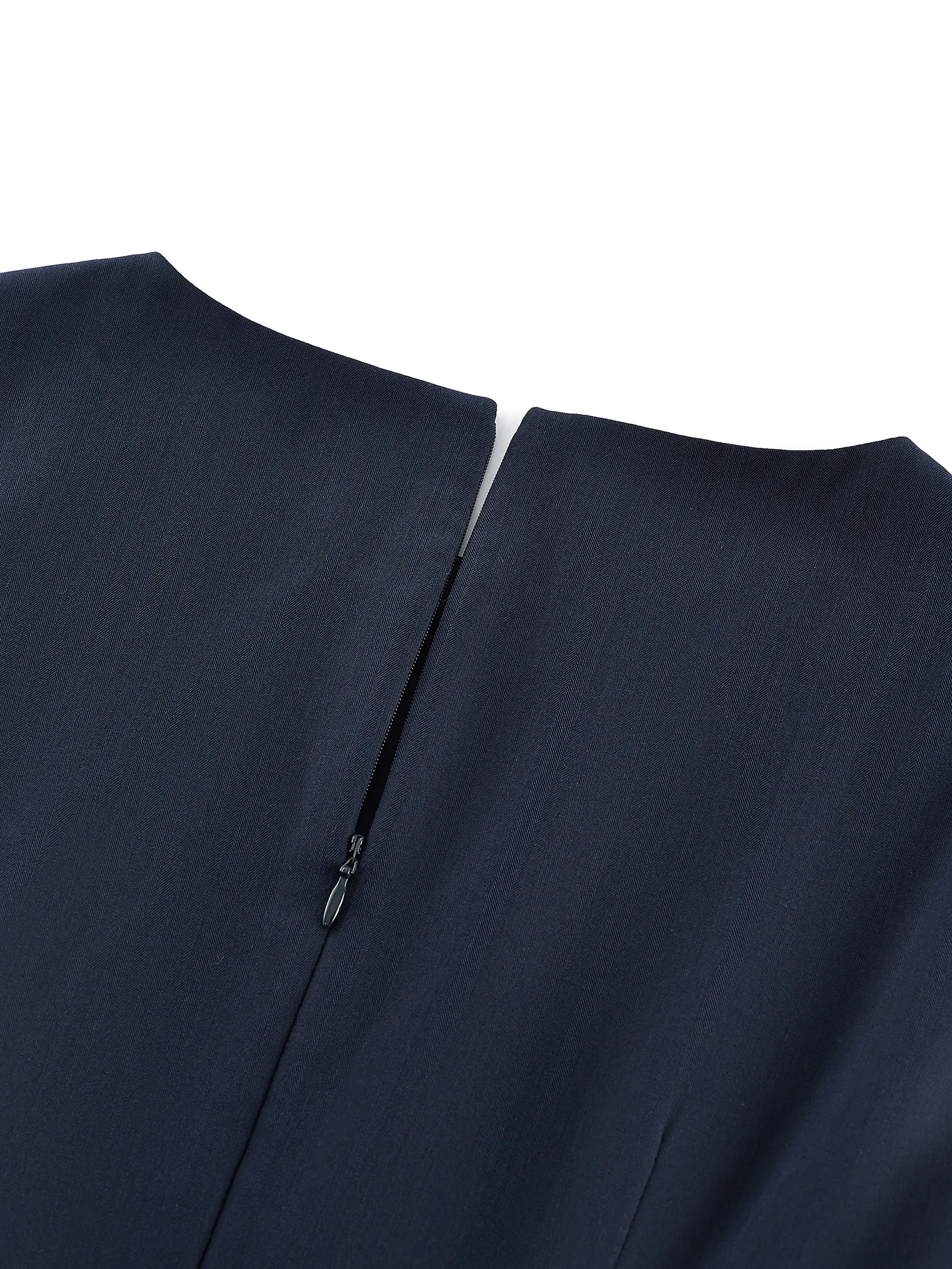 G2000 Women Clothing Anti Uv Asymmetrical Hem Dress  A-Shape - Navy