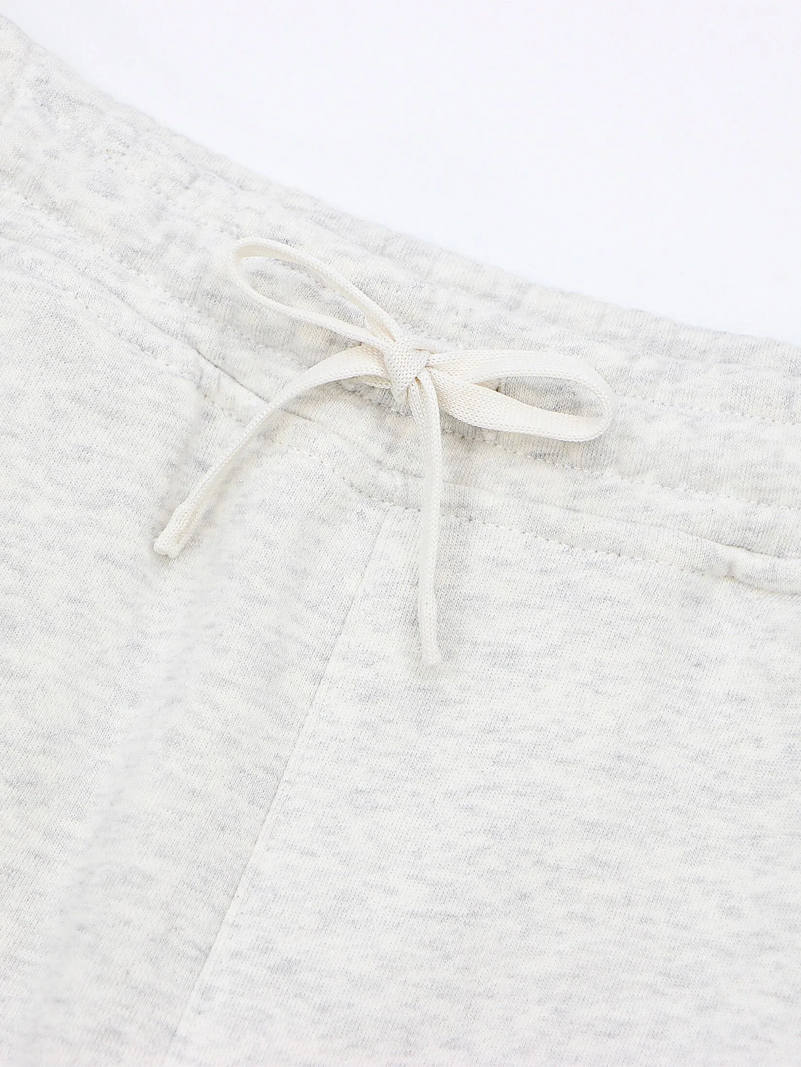 GIORDANO Boy's French Terry Comfort Elastic Shorts (Classics Club) Heather Moonstruck Grey