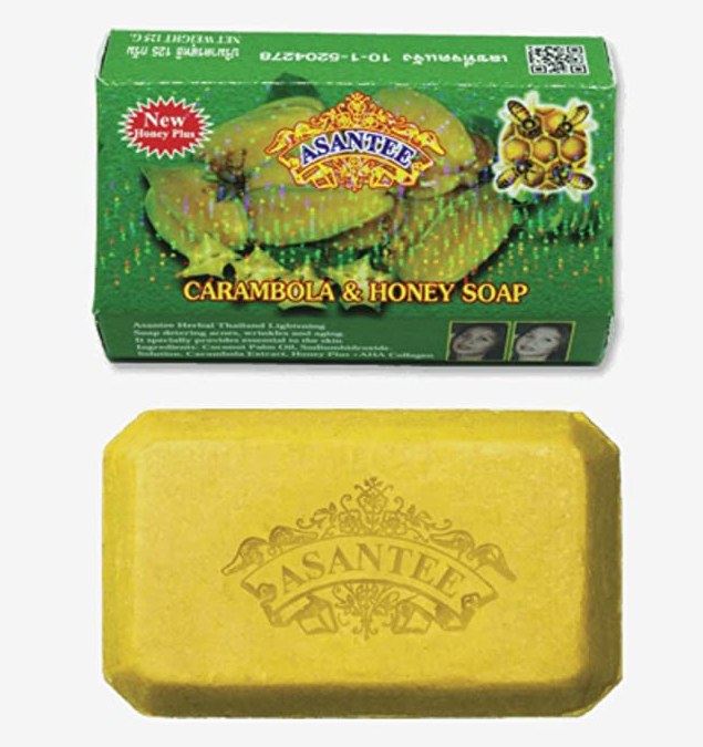 Осветляющее мыло с карамболой от прыщей Asantee 120 гр