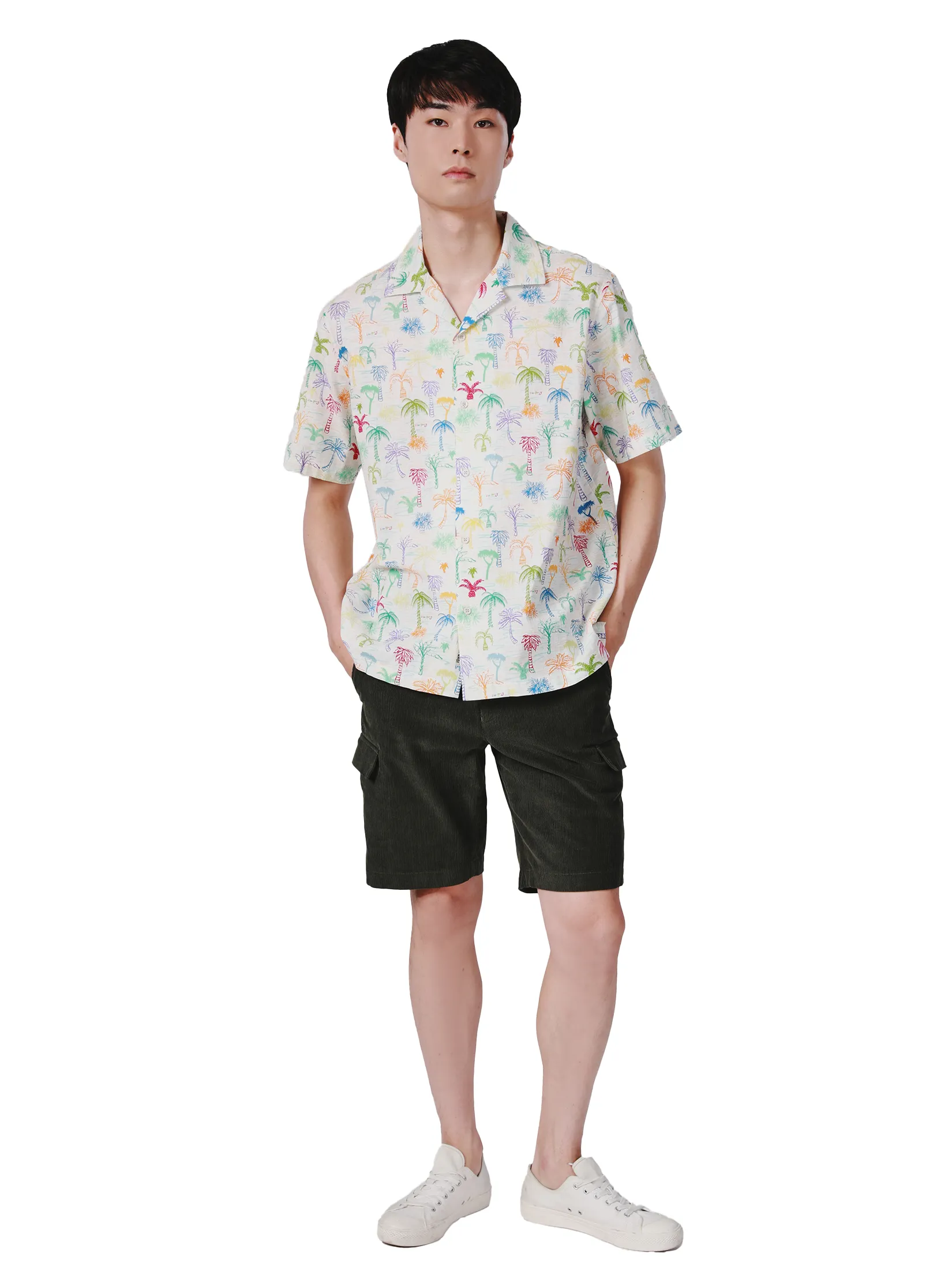 JOHN HENRY Men s Short Sleeves Hawaii Shirts (Relaxed Fit) SONGKRAN FESTIVAL White
