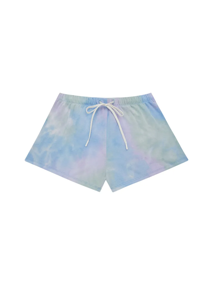 SABINA Maggie Mae Call Me Your Darling Lounge Shorts - Baby Blue