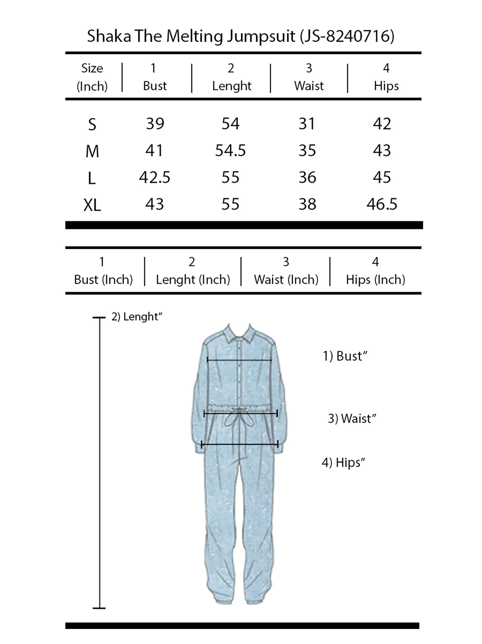 SHAKA Woman Jumpsuit The Melting Blue