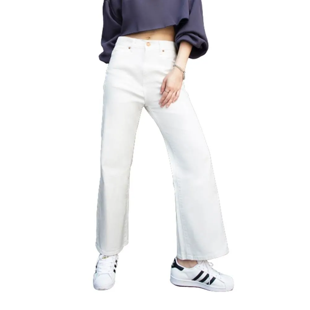SIMPLE&RAW White Woman Jean Morly Size - 26