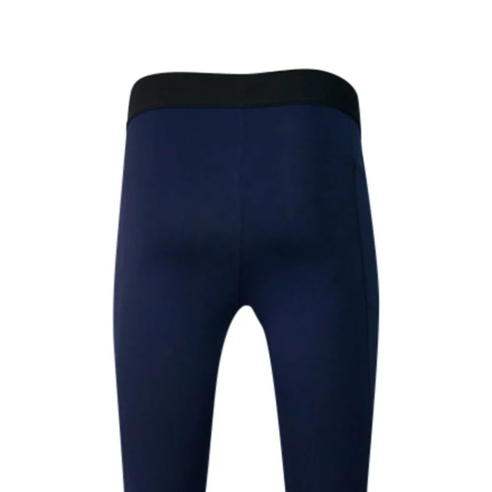 REEBOK ID Compression Tights Men Training Leggings Blue - RE099AP557ENTH