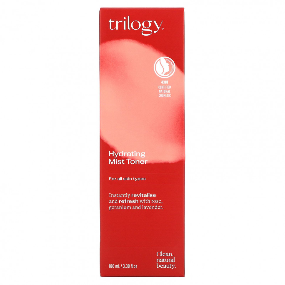 Trilogy, увлажняющий спрей-тоник, 100 мл (3,38 жидк. унции)