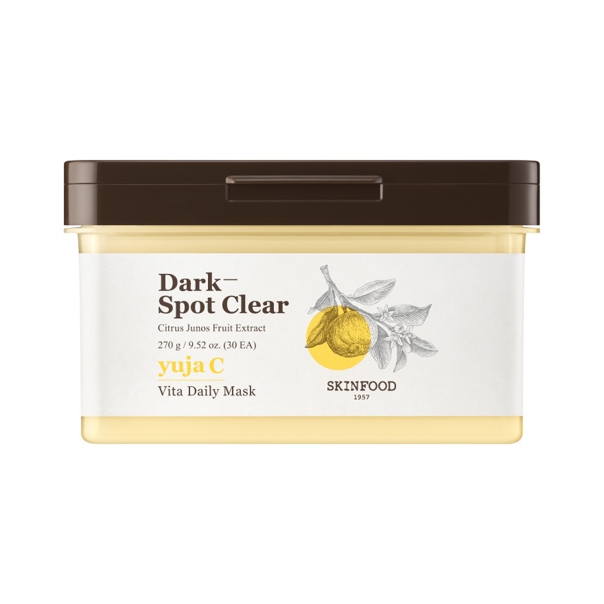 Skinfood Yuja C Vita Daily Mask 30'S - Yellow