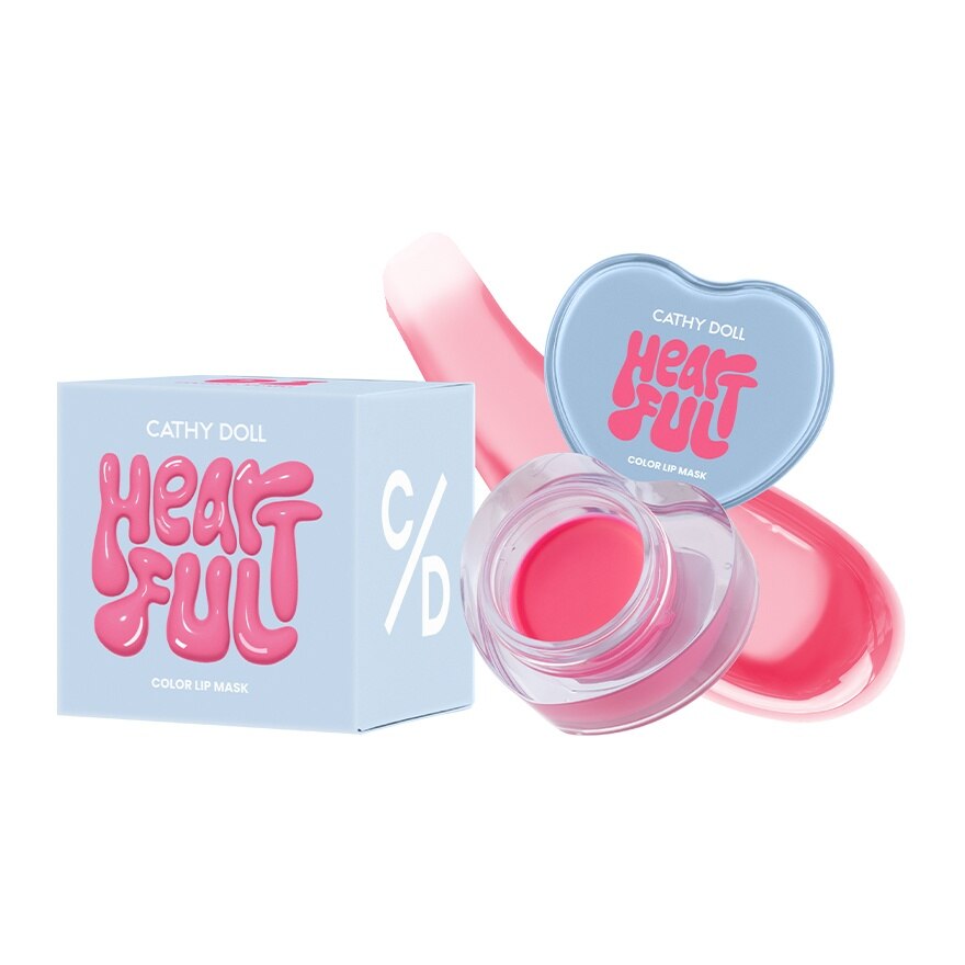 Cathy Doll Heartful Color Lip Mask 7g 01 - 06 Fresh Apricot