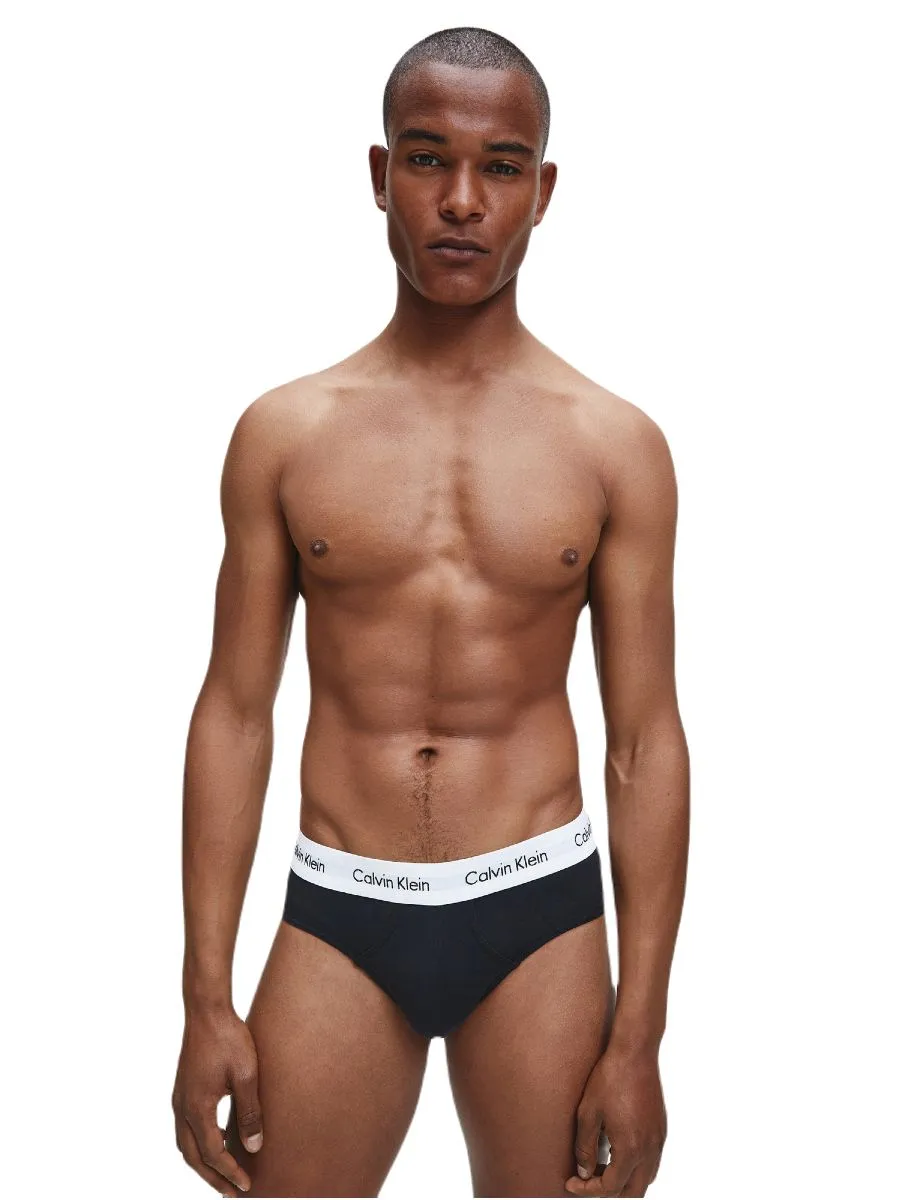 CALVIN KLEIN Men's Cotton Stretch Hip Brief 3Pk Multicolor