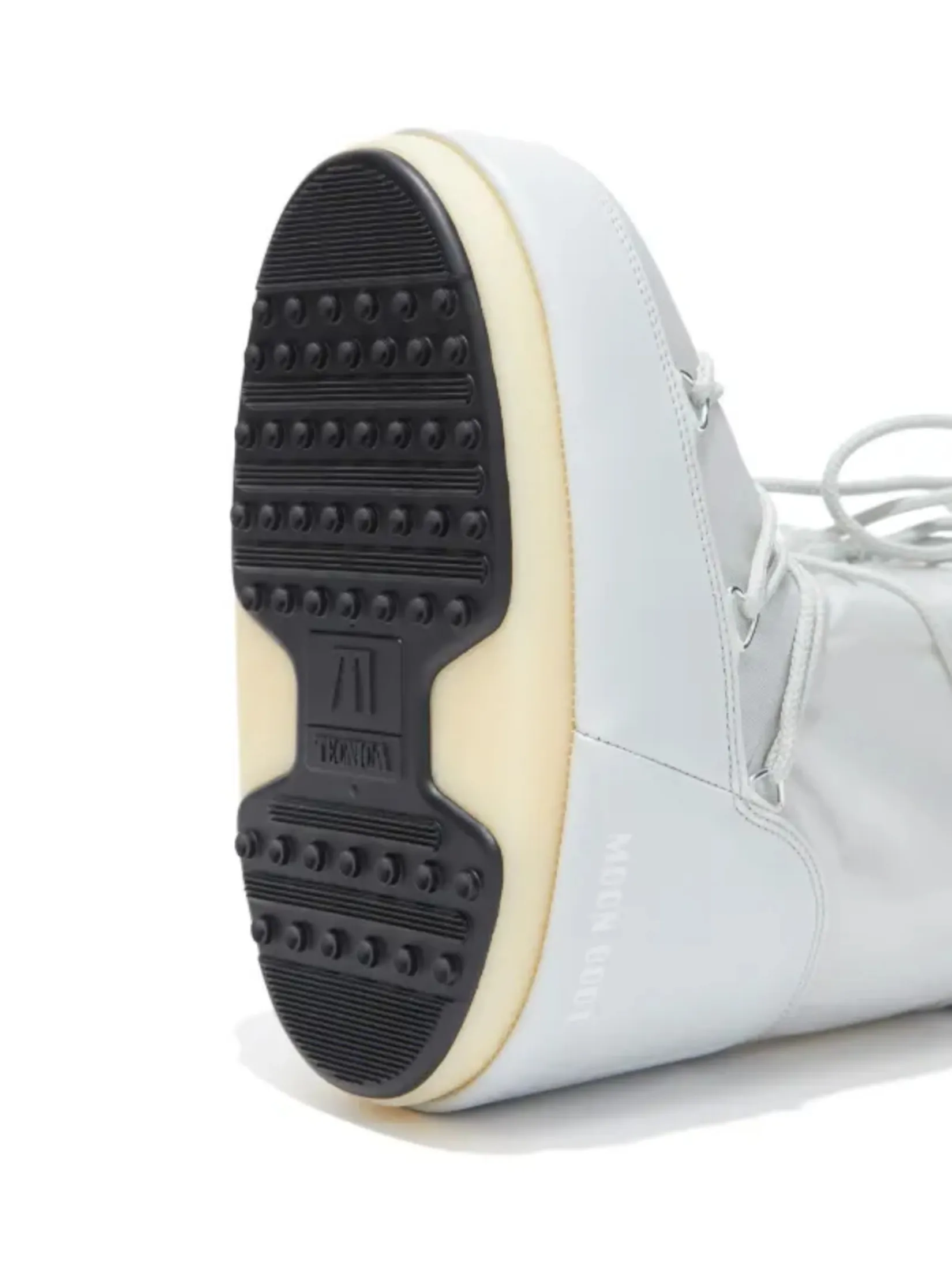 MOON BOOT BOOTS  ICON LOW NYLON IN GLACIER GREY