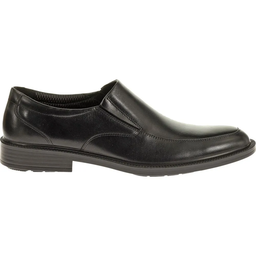 HUSH PUPPIES Men's Shoes Model IRVING BANKER HP IHDFB0342A - BLACK Dress Shoes Slip-ons Size - 10 US