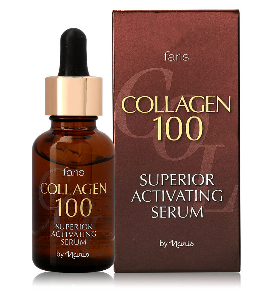 Японская сыворотка для лица с коллагеном Collagen 100 Faris 32 мл