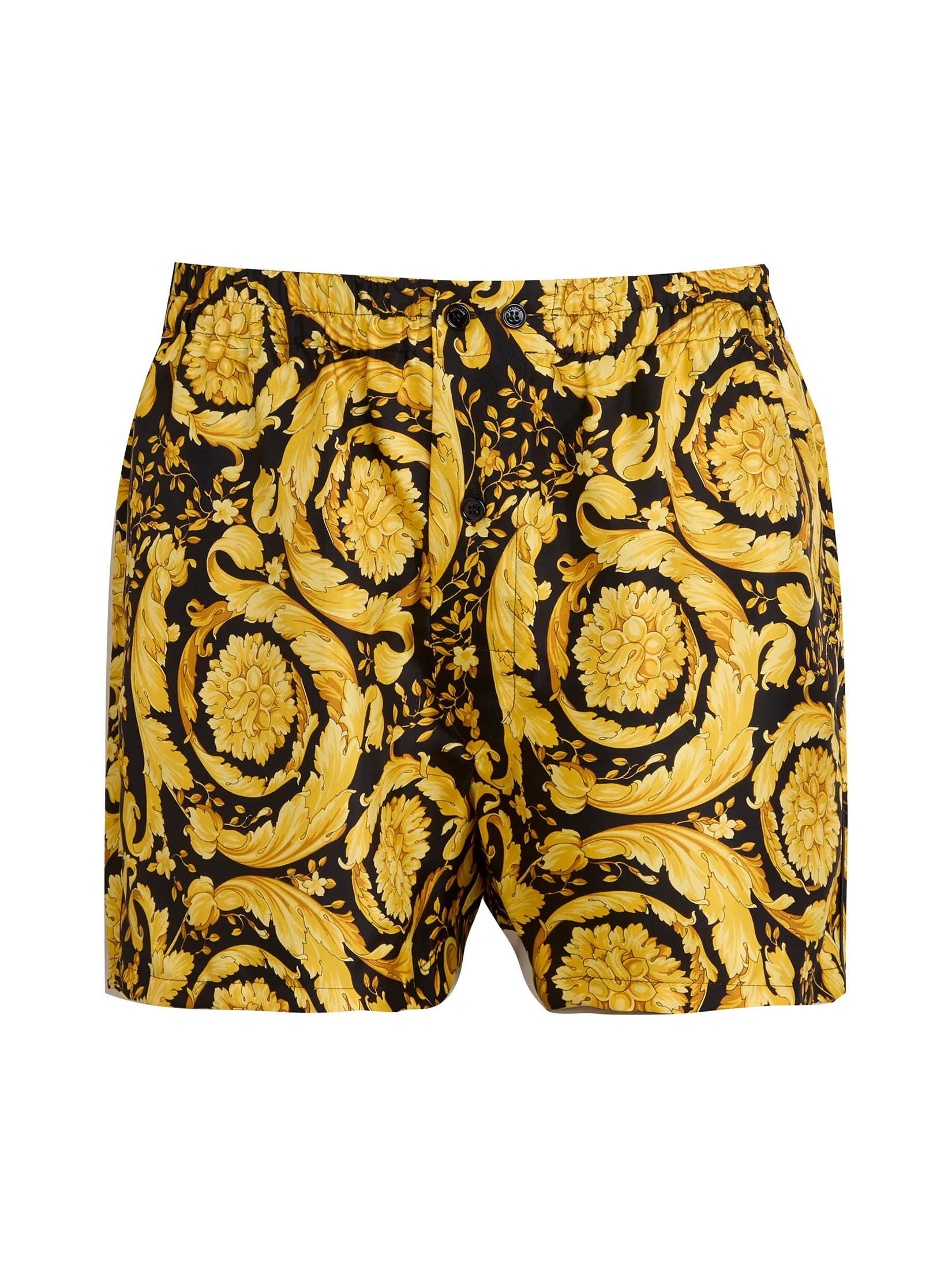 VERSACE UNDERWEAR Men Pyjamas Bottoms Barocco Print Gold