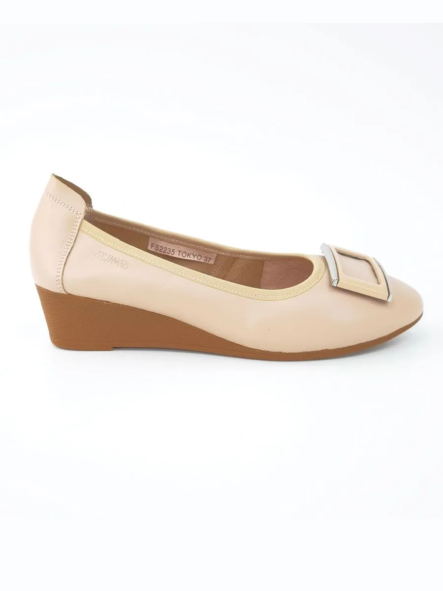 ST.JAMES WOMEN FLATS TOKYO BEIGE