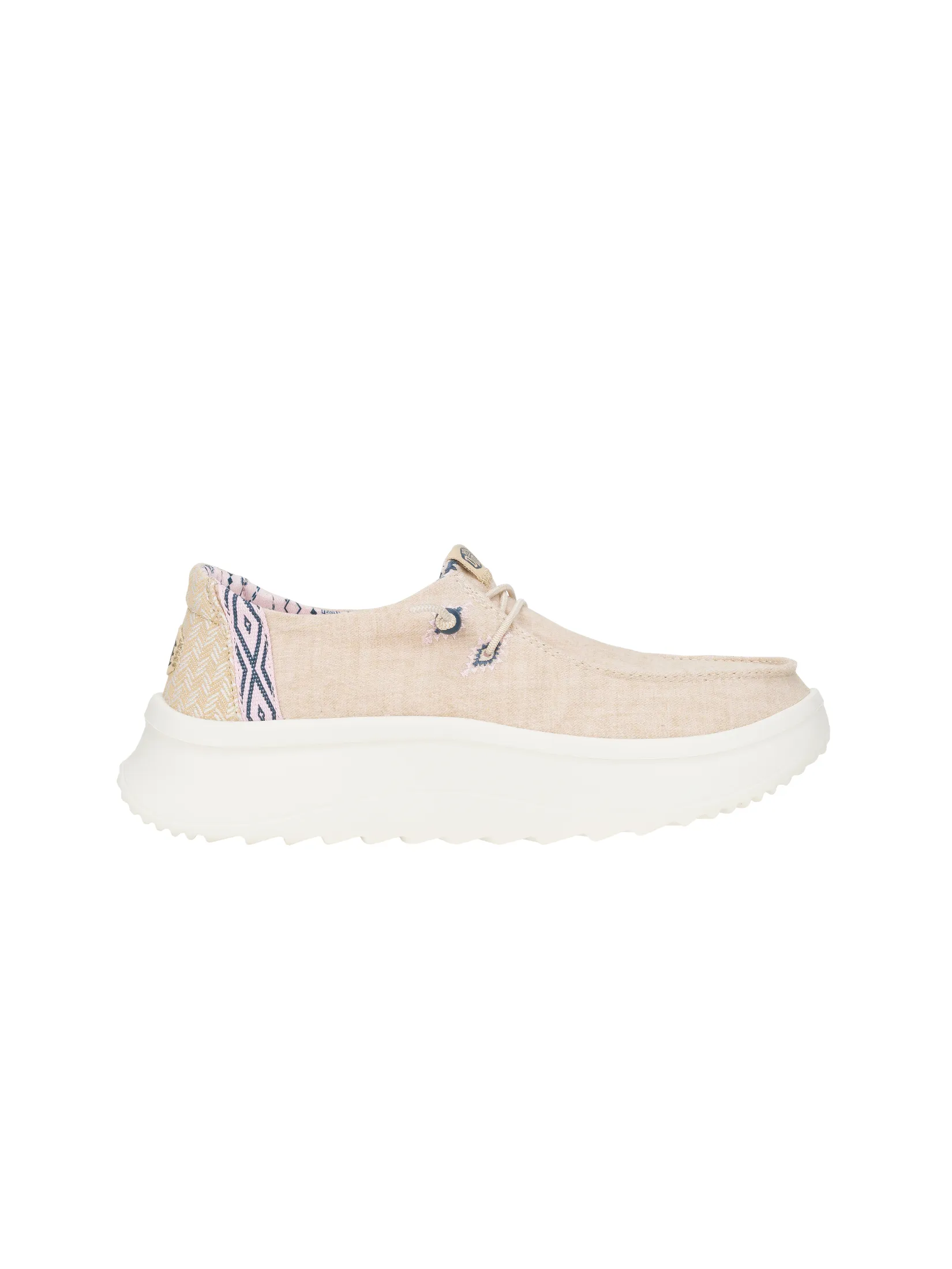 HEYDUDE WENDY PEAK CHAMBRAY WOVEN - TAN Size - W6 US