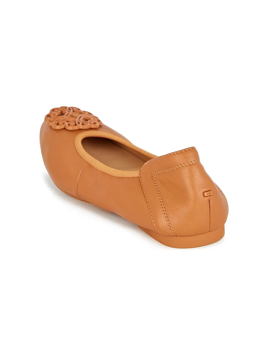 SHU WOMEN  SOFY SOFA INFINITE HEART ONTONE - BROWN