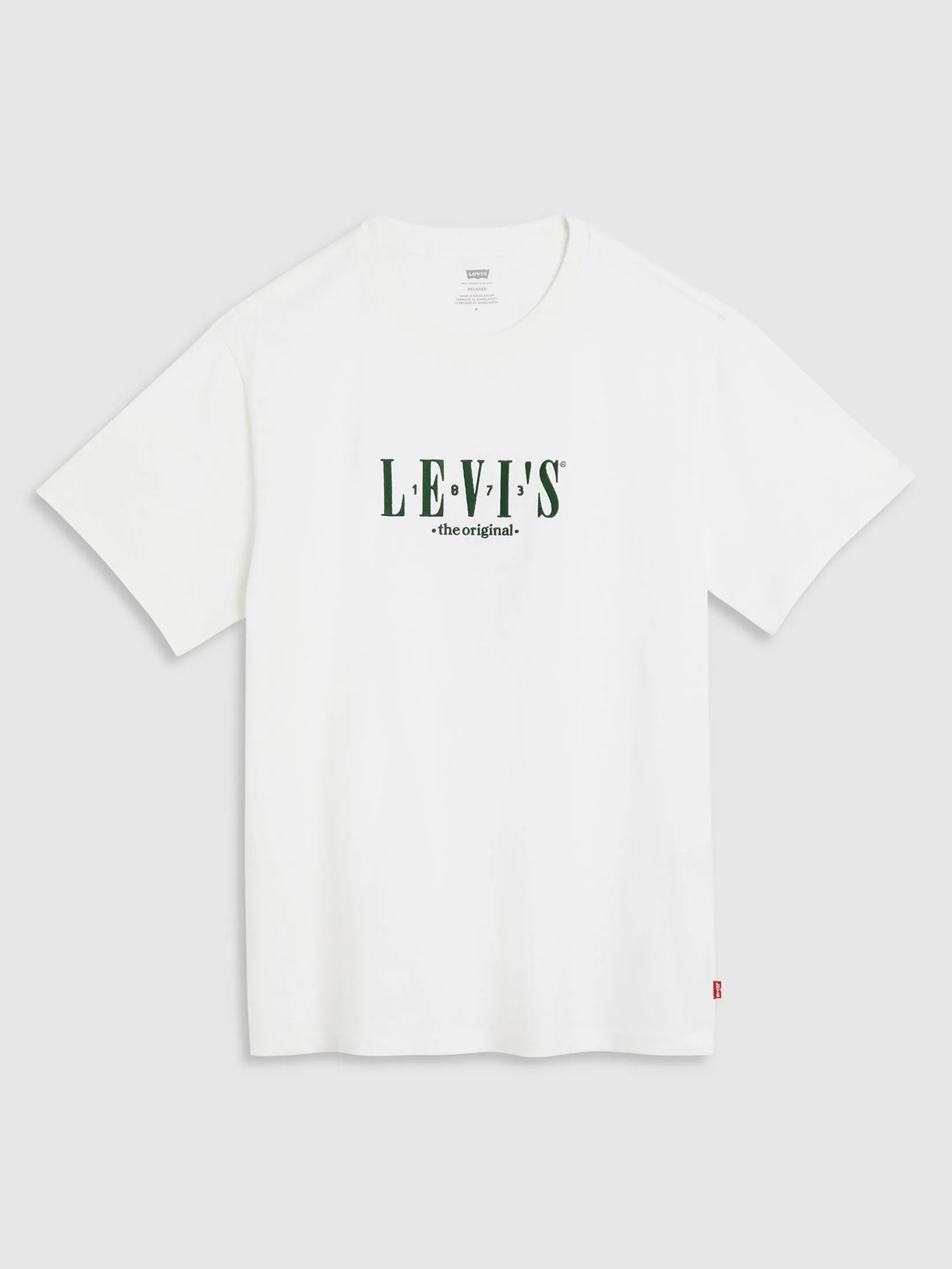 LEVI'S Men's Relaxed Fit Short Sleeve Graphic T-Shirt White