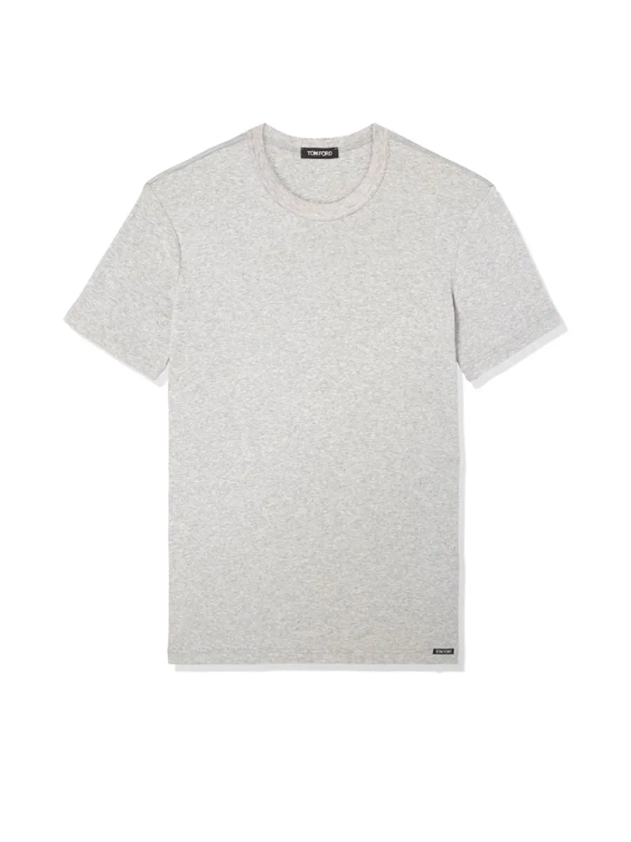 TOM FORD UNDERWEAR Men T-Shirt Cotton Crewneck Grey