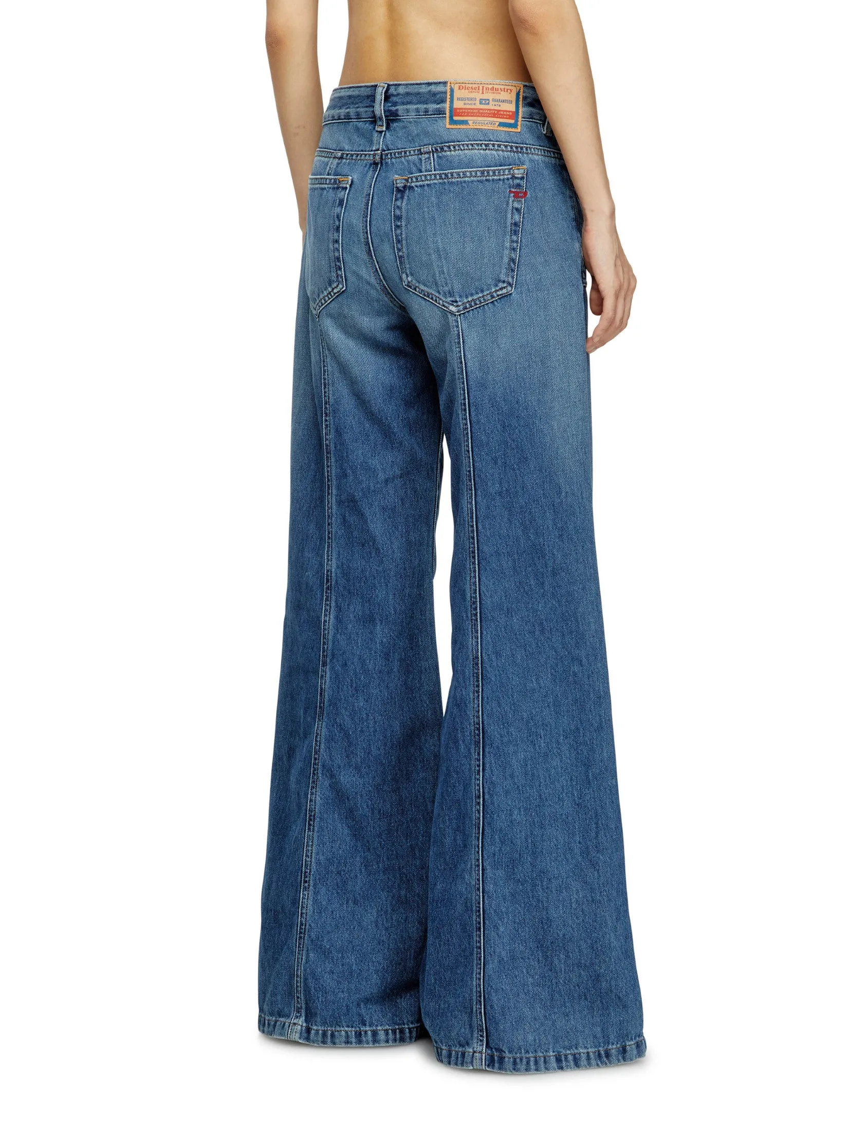 DIESEL Jeans Pants Women D-AKII L.30 TROUSERS Blue