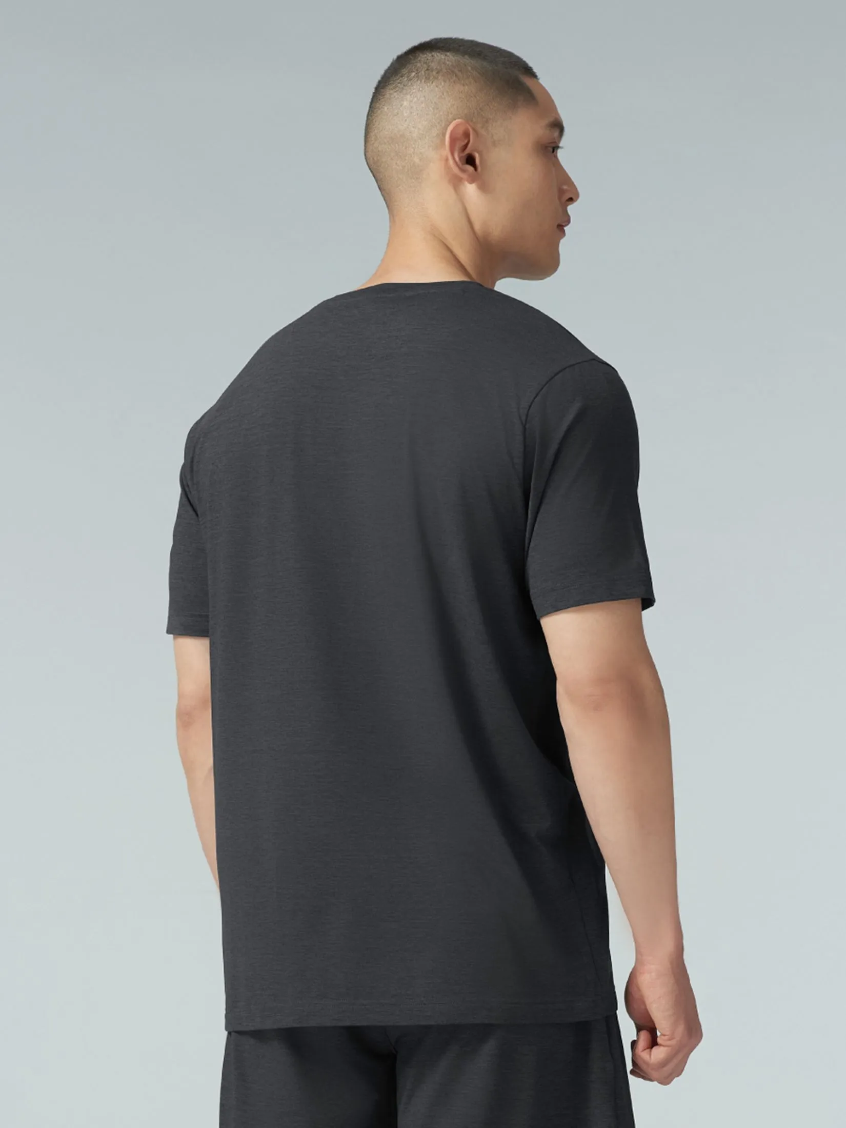 GQ Men T-Shirt Short Sleeves Loungwear SS 614477 Black Watch