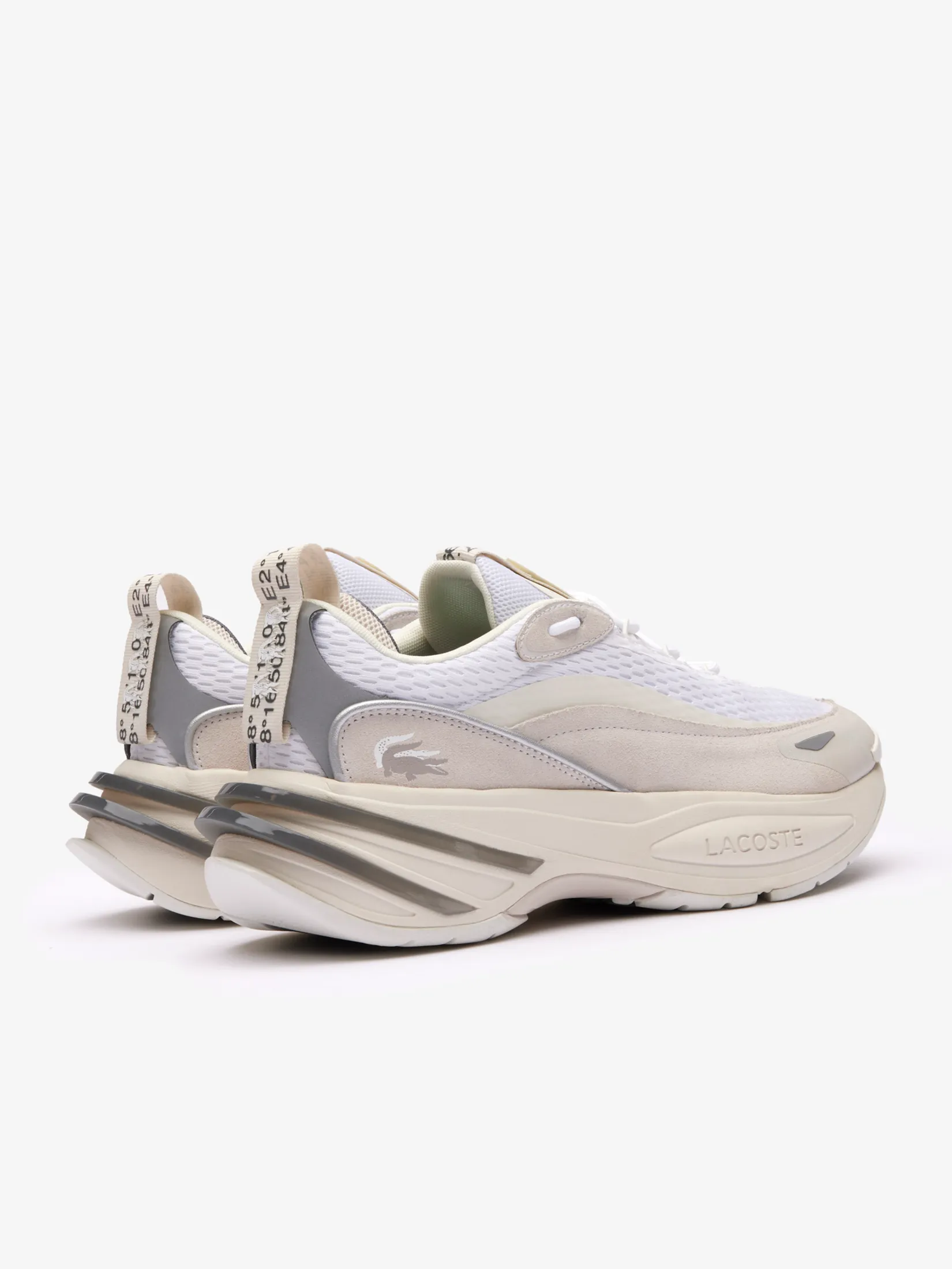 LACOSTE Men’s Lacoste Odyssa Textile Trainers White