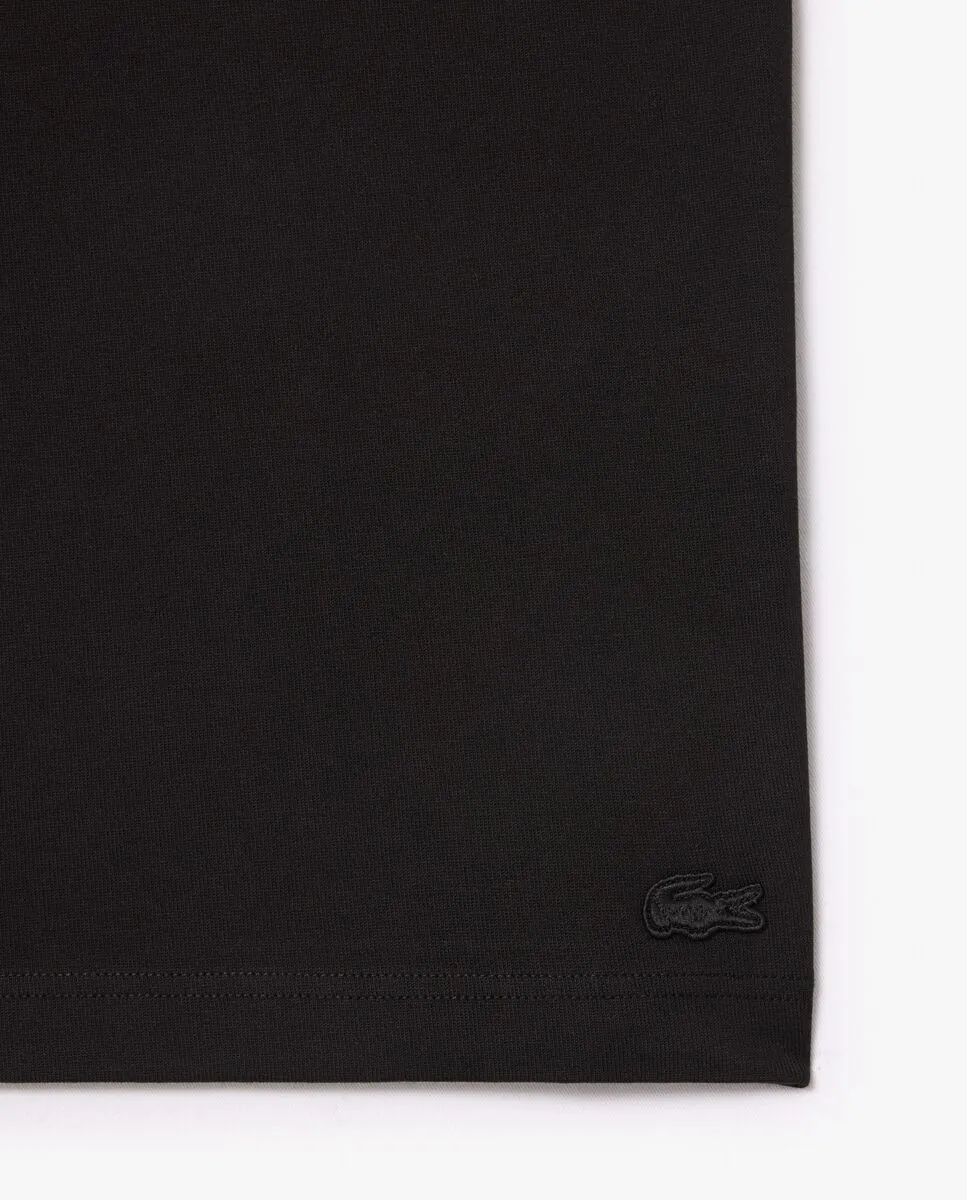 LACOSTE Heavy Cotton Logo T-shirt Black